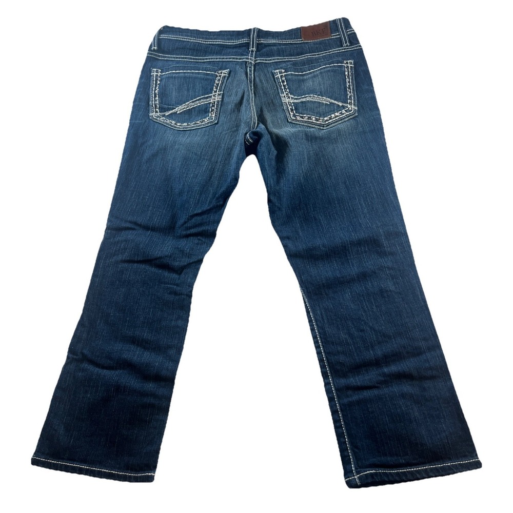 BKE Buckle Jeans 32 Petite Women Blue Denim Payton 25" Inseam Bootcut